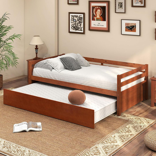 Twin daybed with trundle - with, trundle,