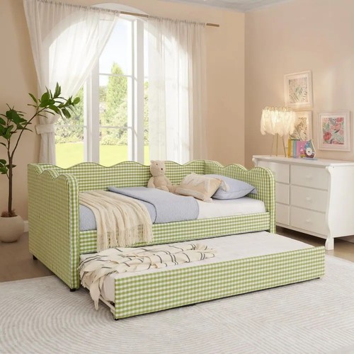 Twin daybed with pop - with, up